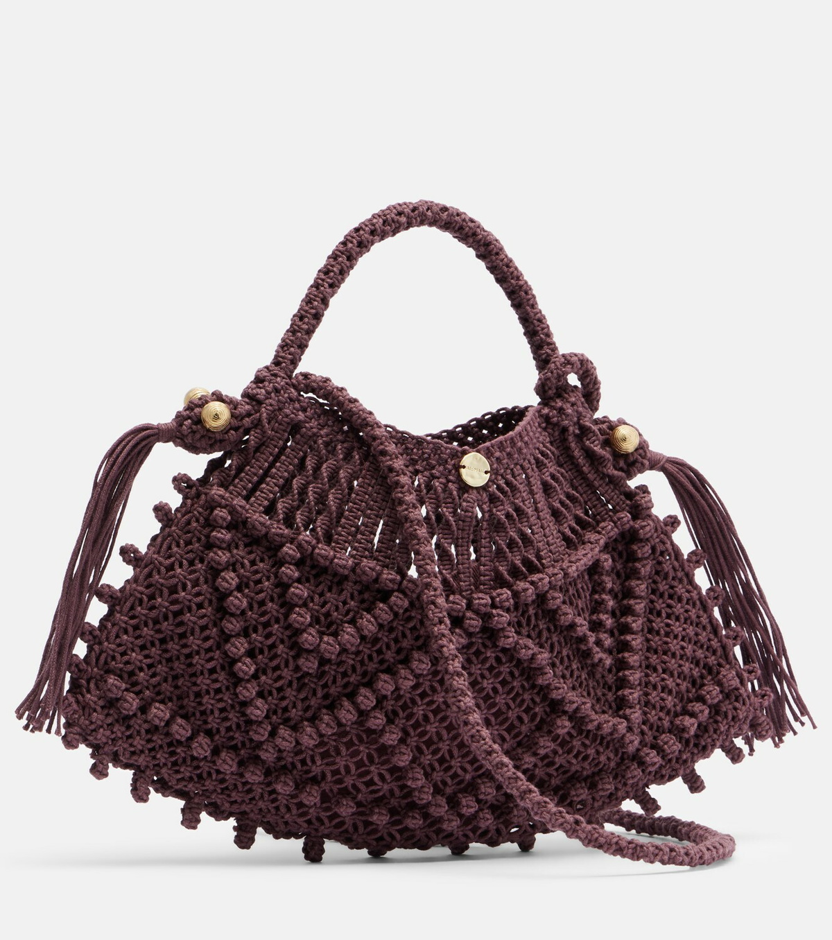 Alémais Macrame Small top-handle bag