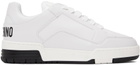 Moschino White Streetball Teddy Bear Sneakers