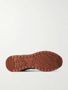Loro Piana - Weekend Walk Evo Suede-Trimmed Shell Sneakers - Black