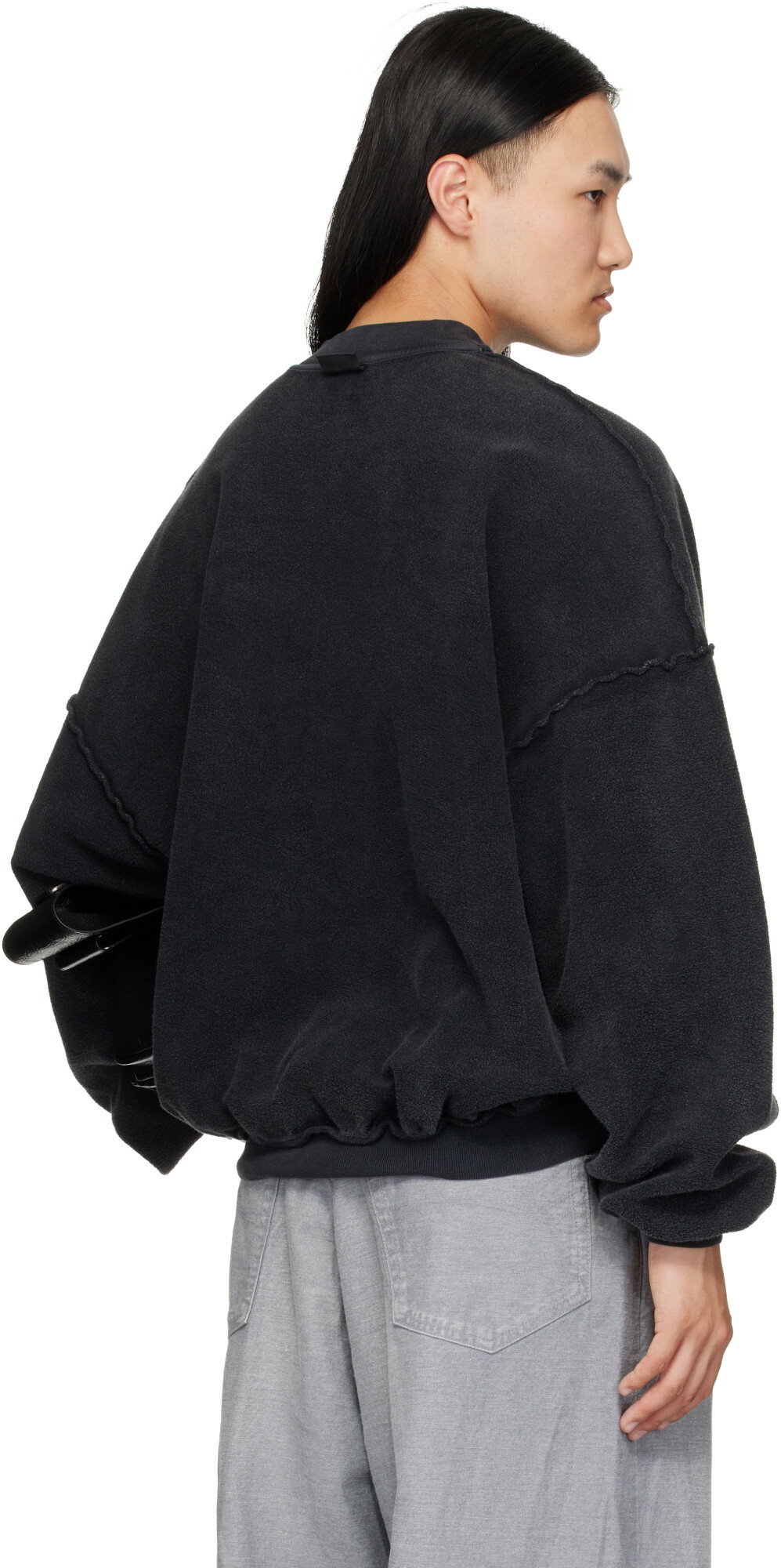 Balenciaga Black Inside Out Sweatshirt