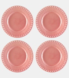 Bordallo Pinheiro Fantasia set of 4 dessert plates
