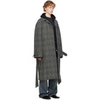 Balenciaga Gray Raglan Coat