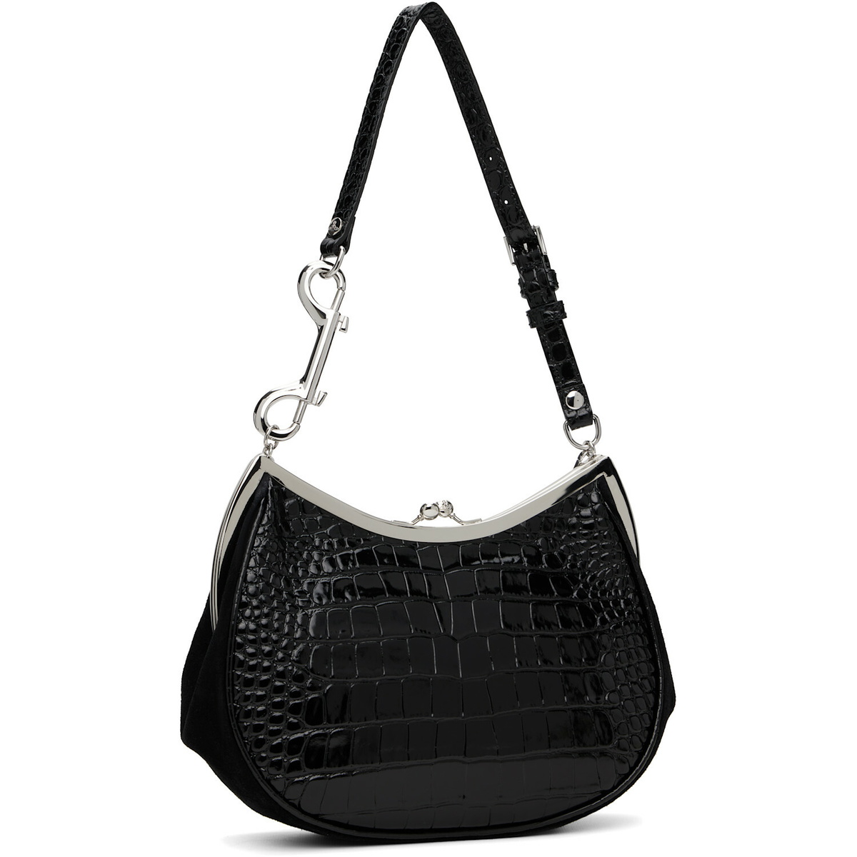 Vivienne Westwood Black Charm Frame Purse