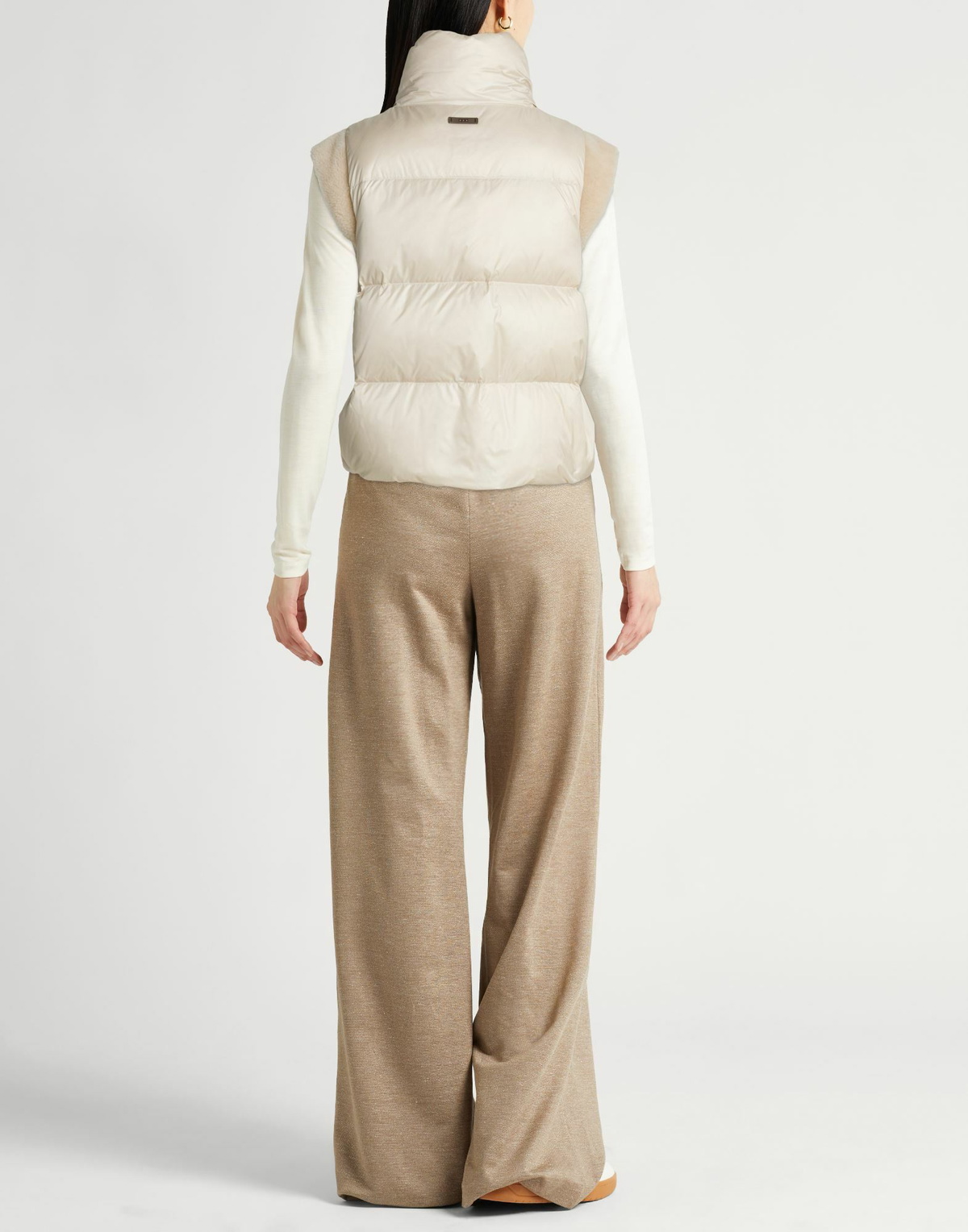 Peserico Womens Vest Ivory