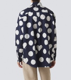 Jacquemus Camargue polka-dot cotton poplin shirt