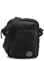 Stone Island Logo-appliquéd Nylon Pouch bag - Black - One Size