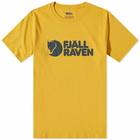 Fjällräven Men's Logo T-Shirt in Ochre