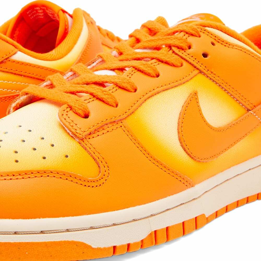 Nike Women's Dunk Low W Sneakers in White/Orange Nike