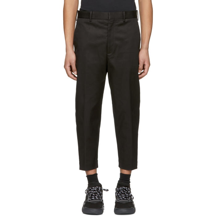 Photo: Neil Barrett Black Cotton Trousers 