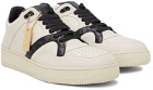 Human Recreational Services Off-White & Black Mongoose Low Sneakers