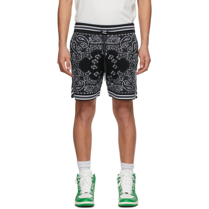 Photo: AMIRI Black Bandana B-Ball Shorts