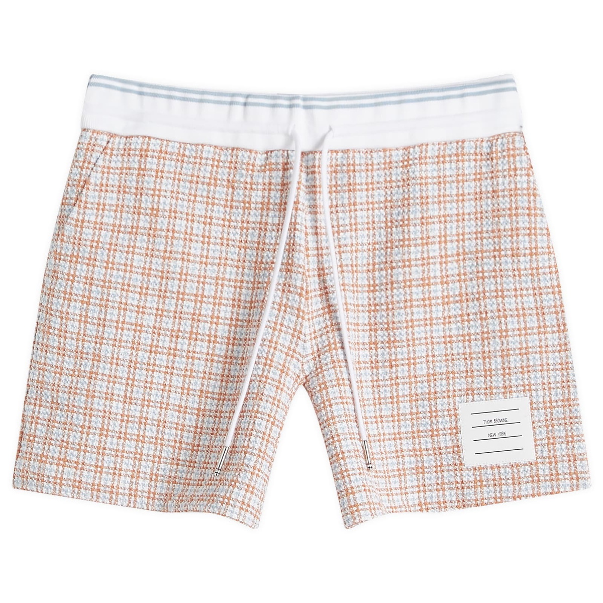 Thom Browne Women's Tweed Shorts in Orange