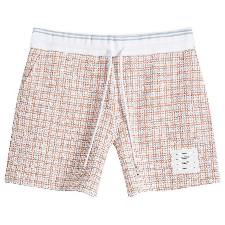 Photo: Thom Browne Women's Tweed Shorts in Orange