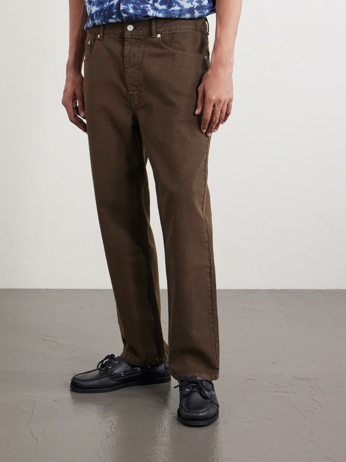 Officine Générale - Straight-Leg Jeans - Brown