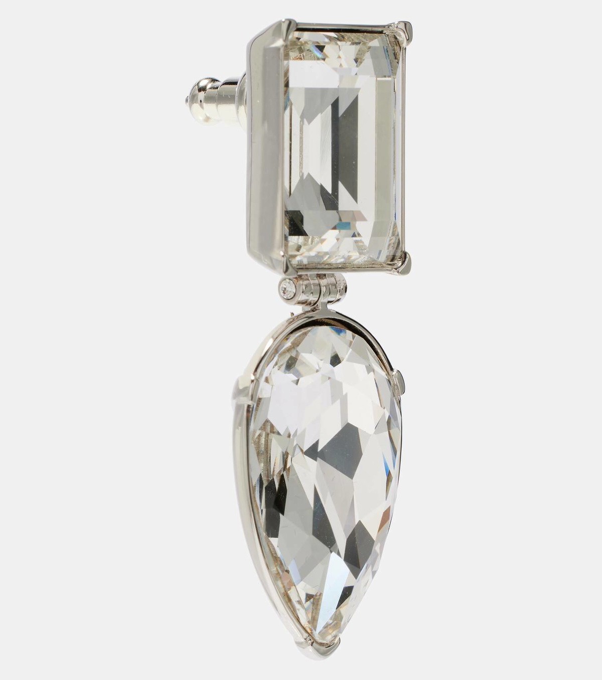 McQueen Crystal-embellished earrings