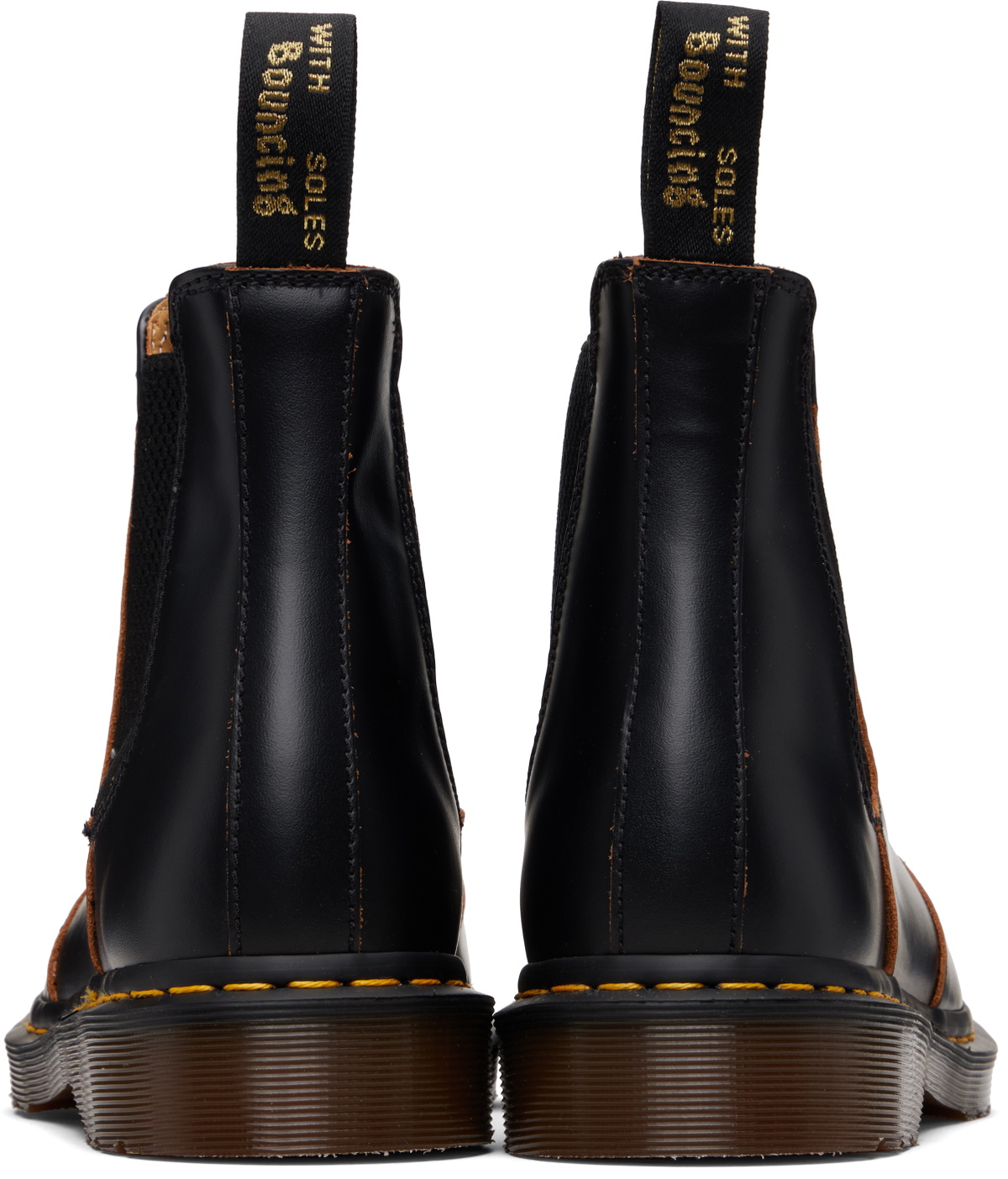 Dr. Martens Black 2976 Vintage Made In England Chelsea Boots