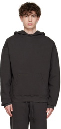 SEEKINGS Black Washed Hoodie
