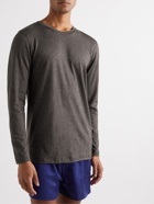Zimmerli - Stretch Cotton and Cashmere-Blend T-Shirt - Brown