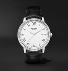 Montblanc - Tradition Automatic 40mm Stainless Steel and Alligator Watch, Ref. No. 112609 - White