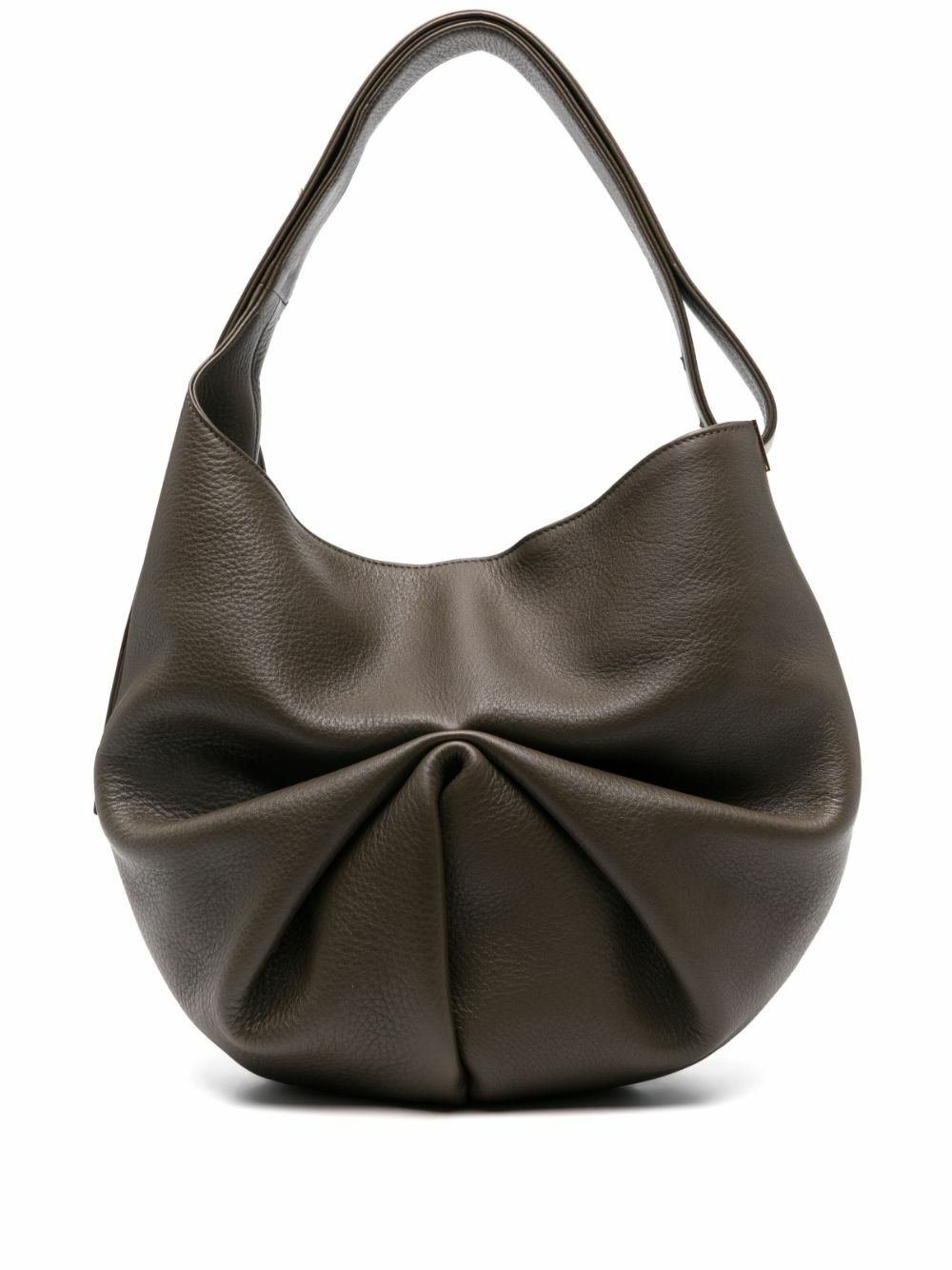 Tsatsas Green Sacar Leather Shoulder Bag
