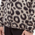 Endless Joy Men's Leopard Mohair Cardigan in Multi