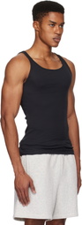 SKIMS Three-Pack Black SKIMS Cotton Rib Tank Tops