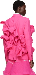 Comme des Garçons Homme Plus Pink Gabardine Blazer