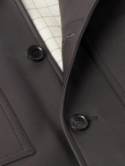 Loro Piana - Evandro Full Grain Leather Overshirt - Brown