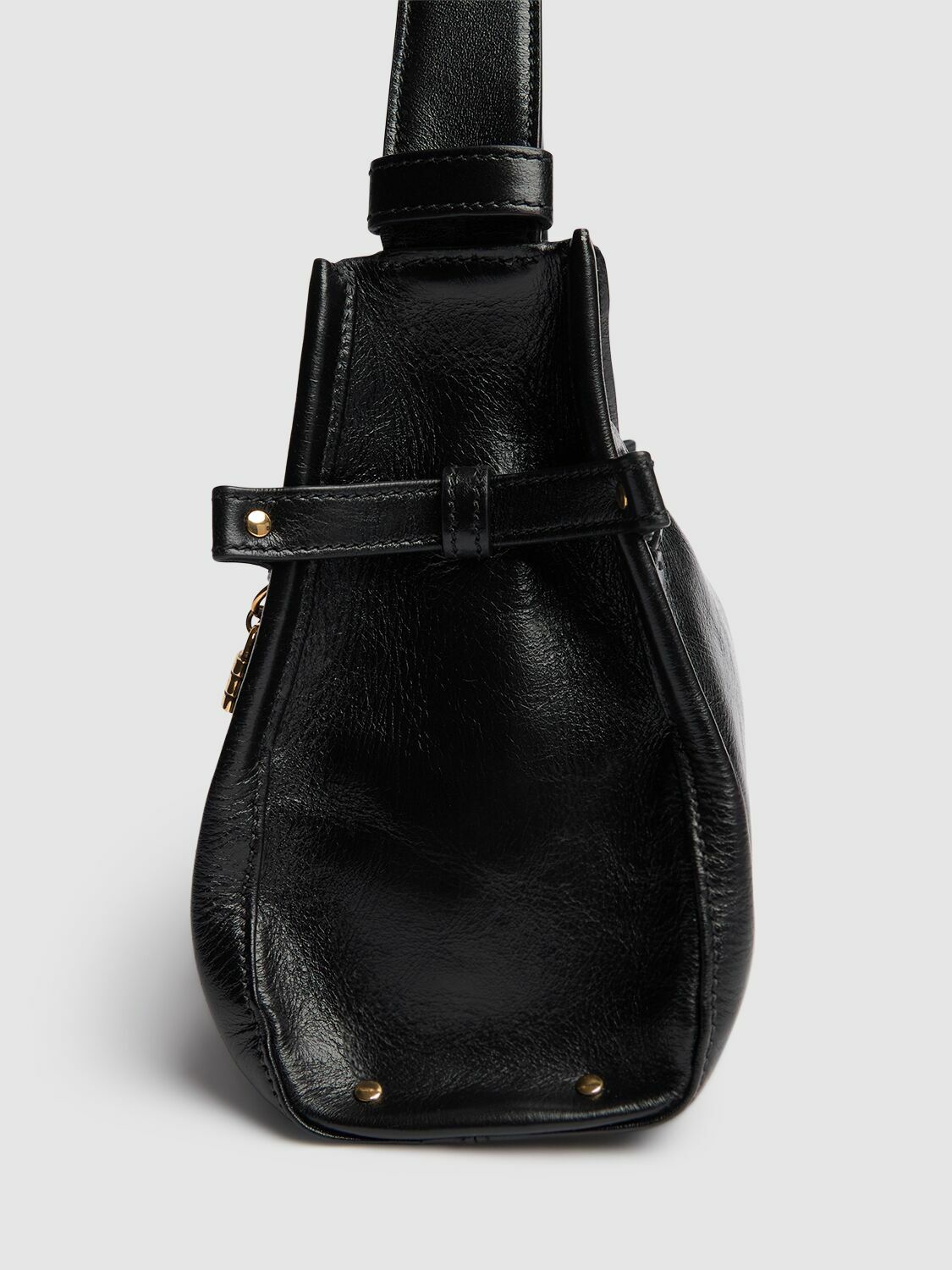 ショルダーバッグ・ポシェット Chloe Chloe Charms Black Leather Shoulder Bag Chloé Chloé Charms black leather shoulder bag | TheDoubleF