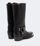 Paris Texas Roxy embellished leather biker boots