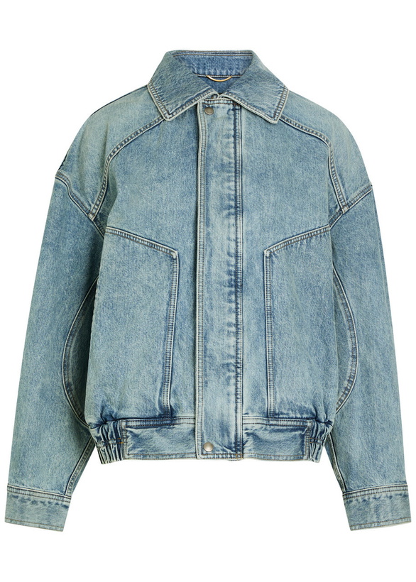 Photo: Saint Laurent Panelled Denim Jacket