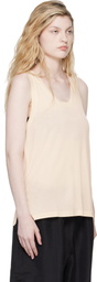 Studio Nicholson Beige Votan Jersey Tank Top