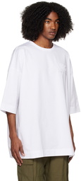 Juun.J White Embroidered T-Shirt