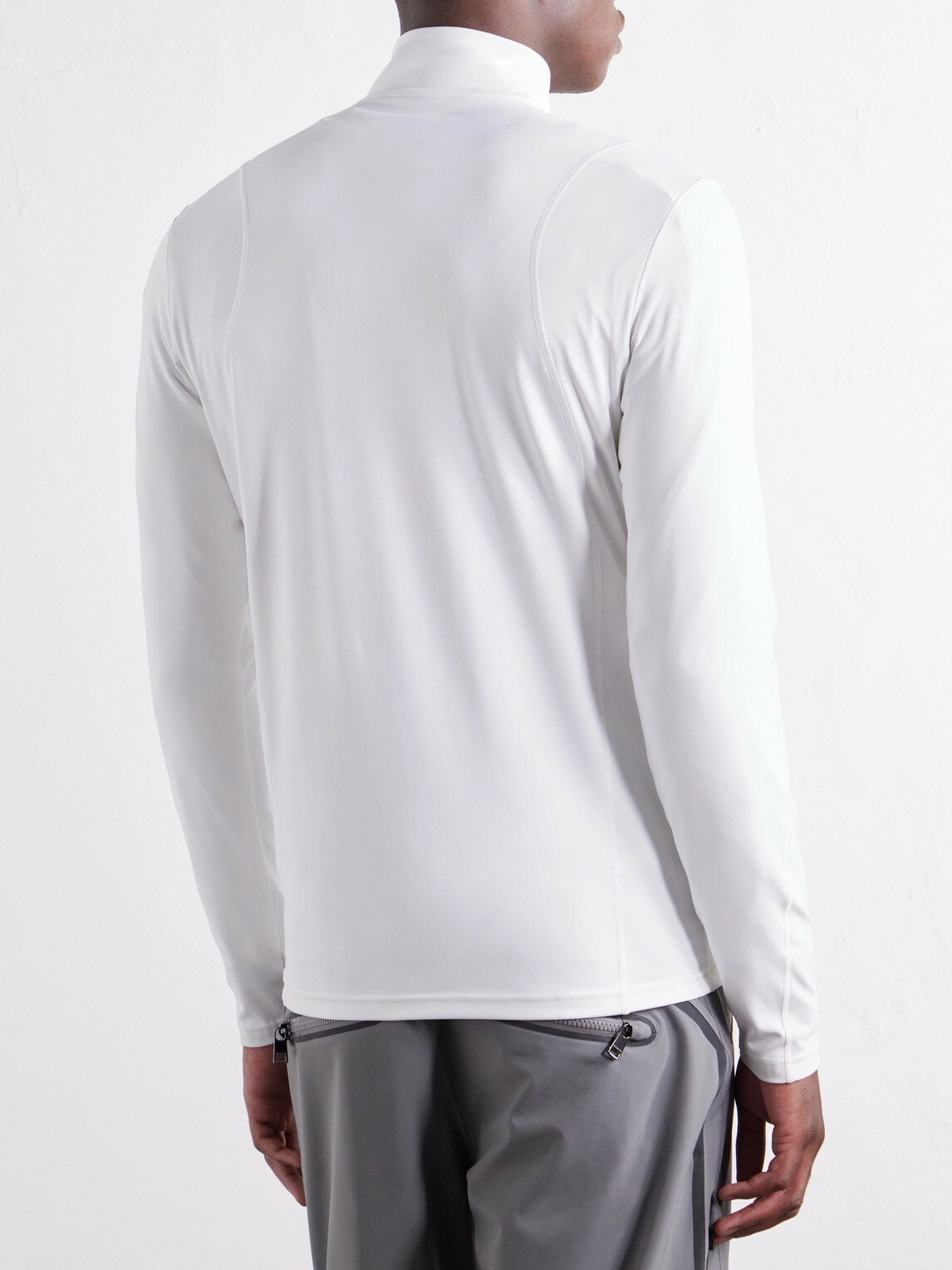 BOGNER - Harry Stretch-Jersey Half-Zip Ski Mid-Layer - Neutrals