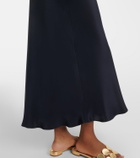 Max Mara Sospiro silk satin maxi skirt