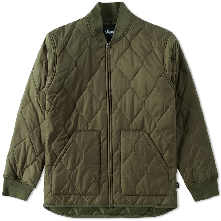 Photo: Stussy Quilted Military Jacket