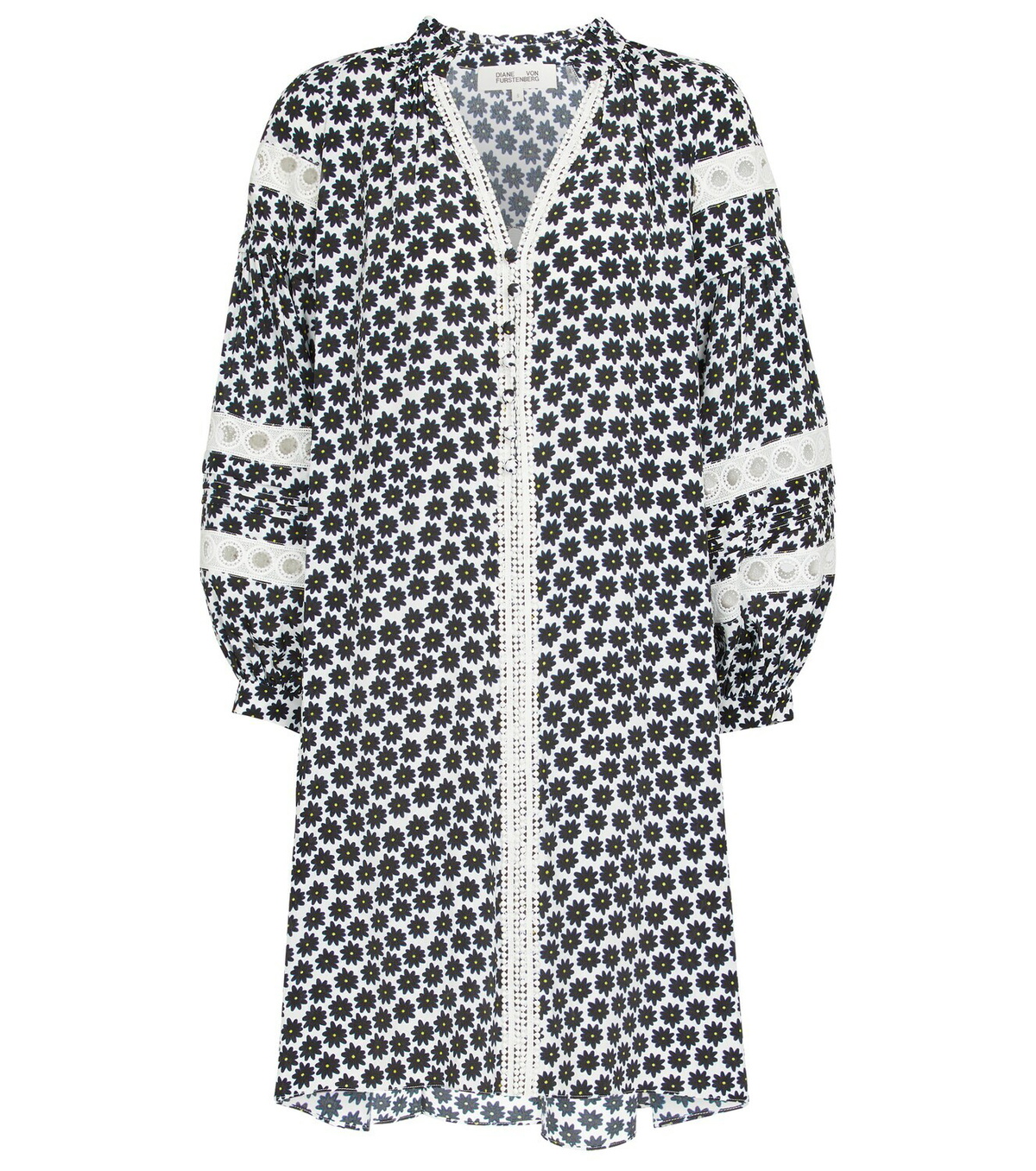 Mini Robe Crêpe Diane Von Furstenberg Jessica - Taille XXS - Noire - Neuf Avec étiquettes