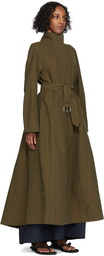 CO Khaki Belted Long Coat