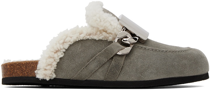 Photo: JW Anderson Gray Gourmet Chain Loafers