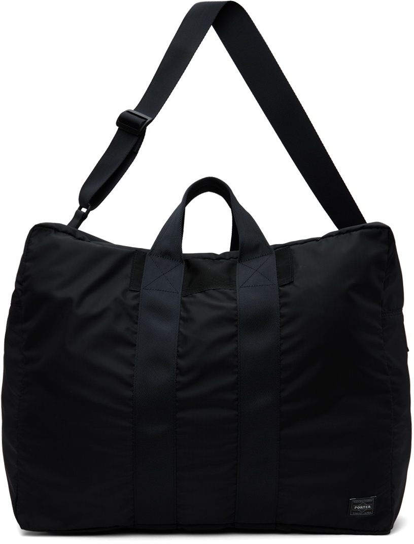 PORTER - Yoshida u0026 Co Black Flex 2Way Duffle Bag Porter-Yoshida u0026 Co.