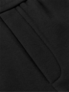 The Row - Eston Wide-Leg Cotton-Jersey Shorts - Black