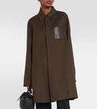 Loewe Anagram wool and cashmere coat