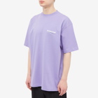 Balenciaga Men's Political Campaign T-Shirt in Light Purple/White/Blue