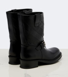 Valentino Garavani VLogo leather biker boots