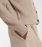 Brunello Cucinelli Ribbed-knit cashmere and wool-blend cardigan