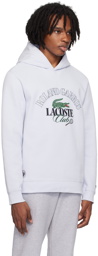 Lacoste Blue Roland Garros Edition Hoodie