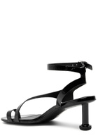 Alohas Miquela Onix Patent Leather Sandals Black