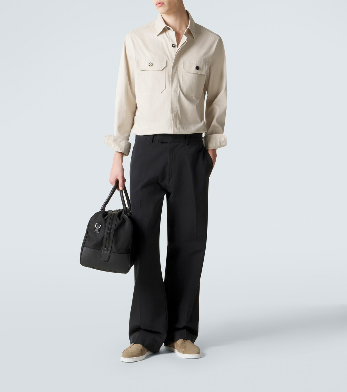 Magnanni Open suede sneakers