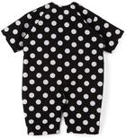 même. Baby Black & White Polka Dot Juju Jumpsuit