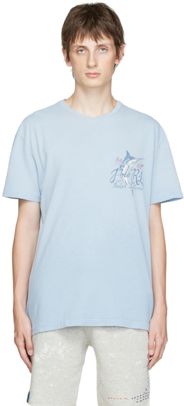 Photo: Polo Ralph Lauren Blue Graphic T-Shirt